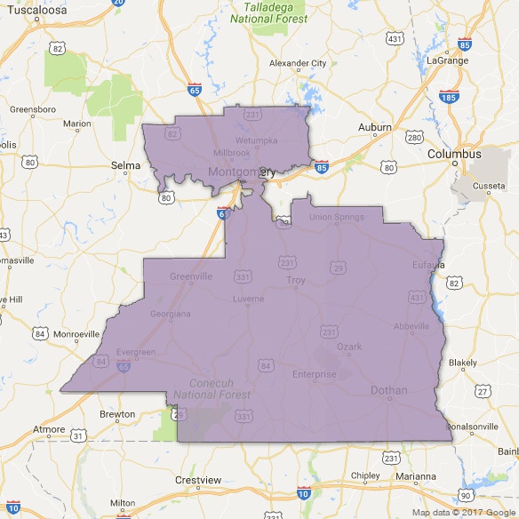 district